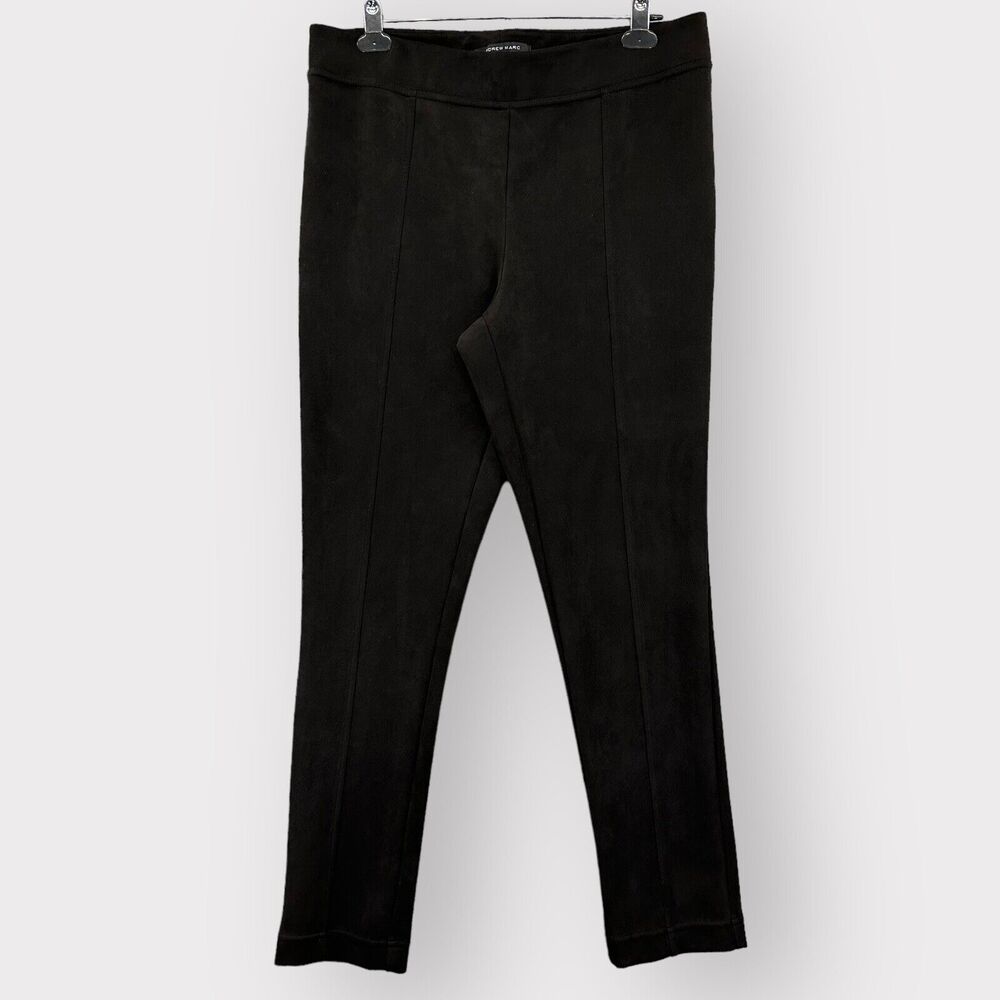 Andrew Marc Ankle Leggings Women‎ L Black Pull On Stretch Elastic Waist H99